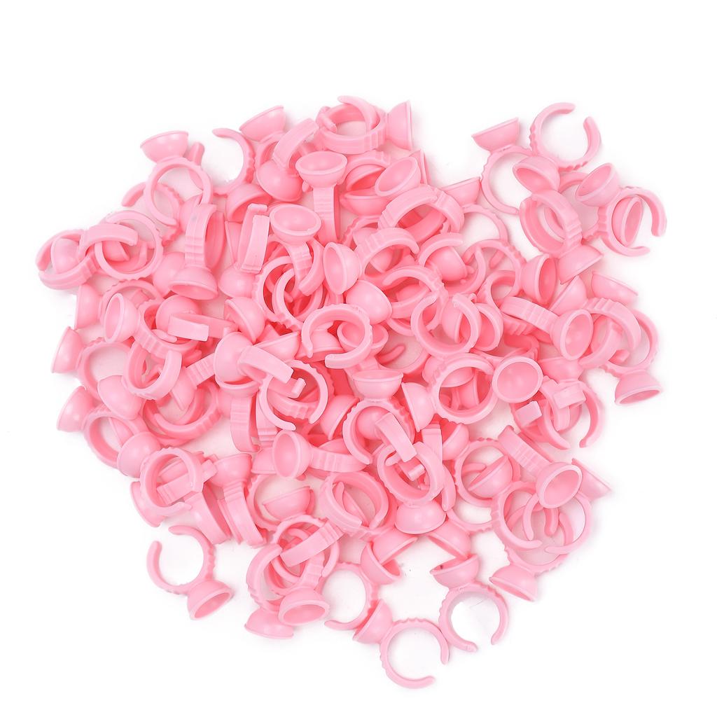 1000pcs Tattoo Ink Ring Cups Disposable Pigment Holder Adjustable Eyelash Grafting ToolS 2