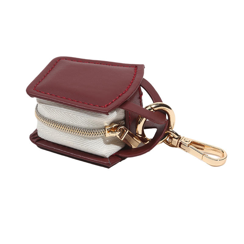Portable Mini PU Jewelry Box Minimalist Gifts Jewelry Storage Case Keychain Travel Bag Pendant Bag Accessories