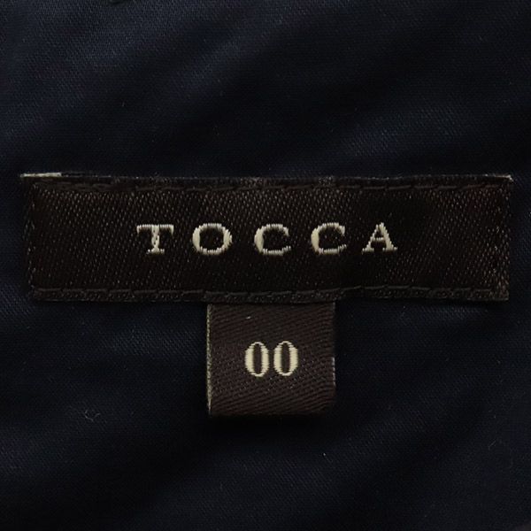 TOCCA Made In Japan Short Sleeve Race One Piece Navy System Women Used