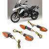 4PCS Motorcycle Turn Signal Light Front and Rear Waterproof Bright Light   Replacemen for
