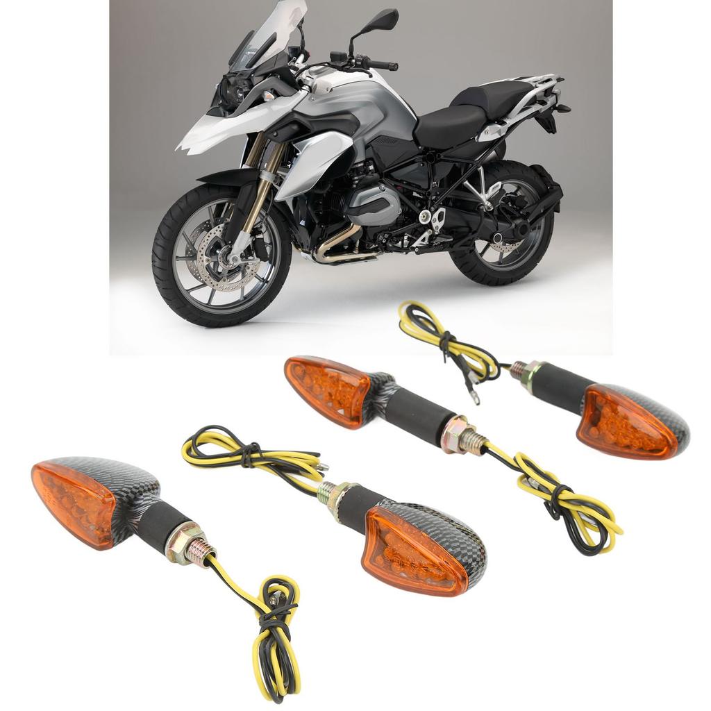 4PCS Motorcycle Turn Signal Light Front and Rear Waterproof Bright Light   Replacemen for