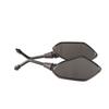 Pair of Motorcycle Modification   Rearview Wing Mirror Motorbike Accessory Black