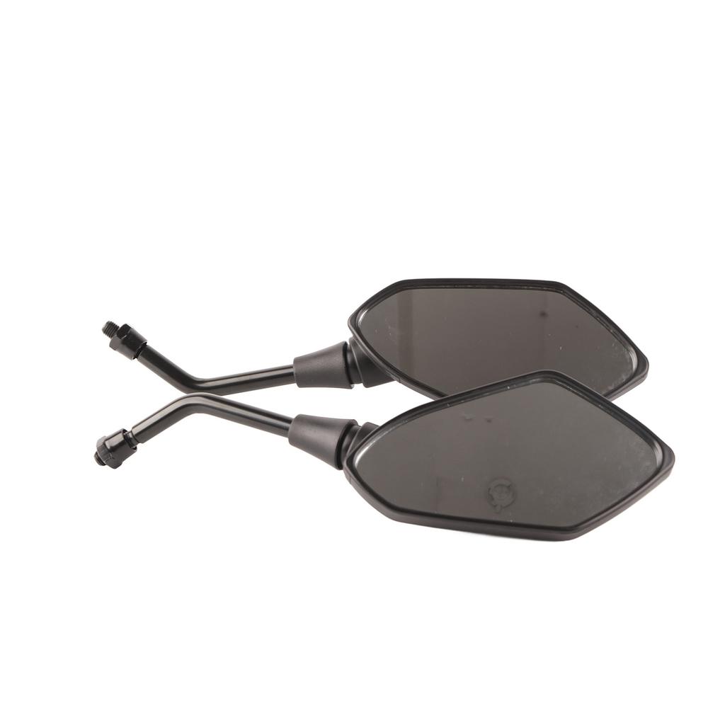 Pair of Motorcycle Modification   Rearview Wing Mirror Motorbike Accessory Black