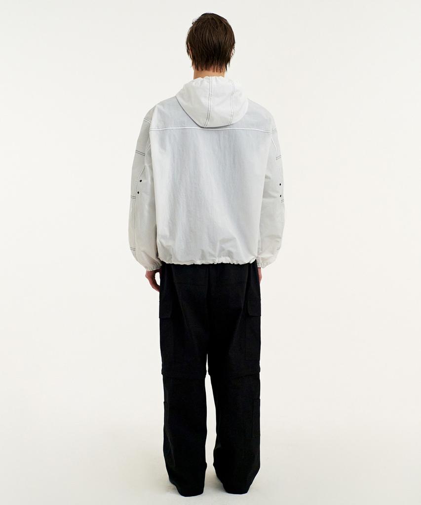 Mmgl Stitched Windbreaker (White)