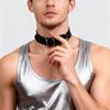 Japanese Harajuku Gothic Punk Bdsm Collar Choker Neck Arm Bondage Leather Belts For Men Gay Erotic Sexual Fetish Leather Harness