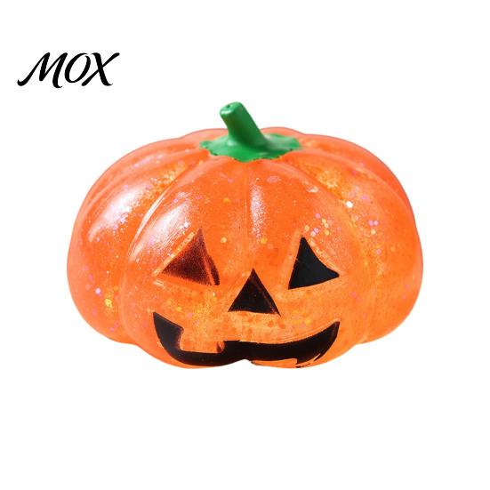 Classroom Stress Toy 1/2/3Pcs Halloween Pumpkin Relief Toy, Creepy Head Squeeze Glitter Ball for Kids Adults, Party Favors