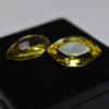 Natural Yellow Sapphire   18.89 Carat Marquise Cut Loose Gemstone Pair