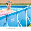 INTEX Rechteckiger Blauer Rechteckiger Rahmenpool 450 x 220 x 84 cm 28273