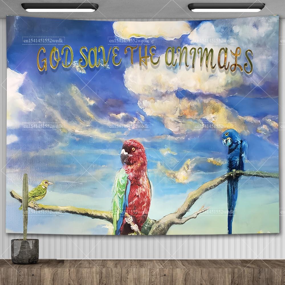 Alex G Trick Album Cover Tapestry Wall Art Posters Aesthetic Bedroom Decorative Print Tapestrys Macrame Farbic Tapestry For Room