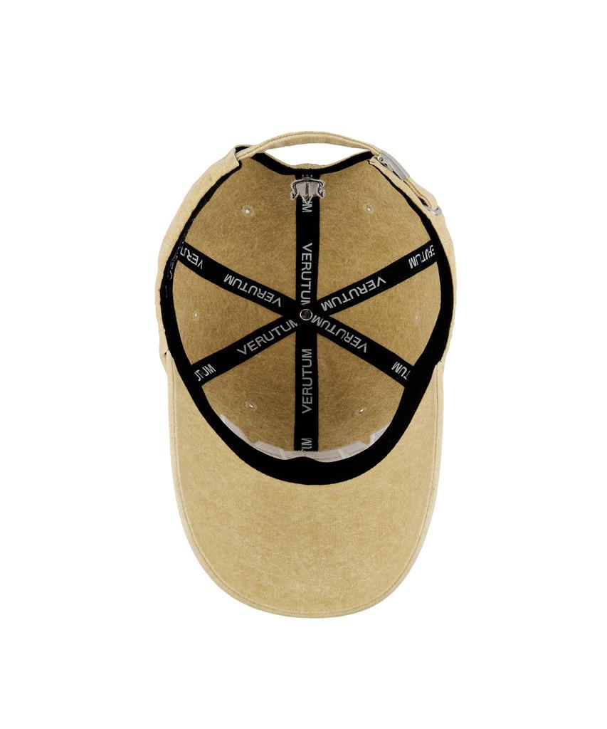 VERUTUM Vrm Applique Logo Pigment Ball Cap Yellow