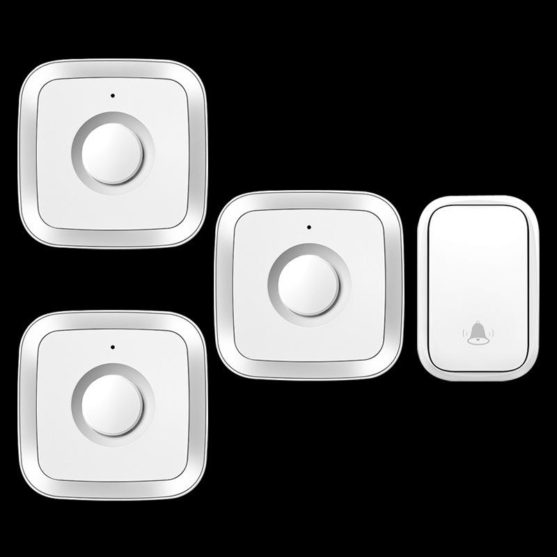 Self-Powered Wireless Doorbell, Long-Range Remote, Waterproof Call Bell for Home & Elderly Standard