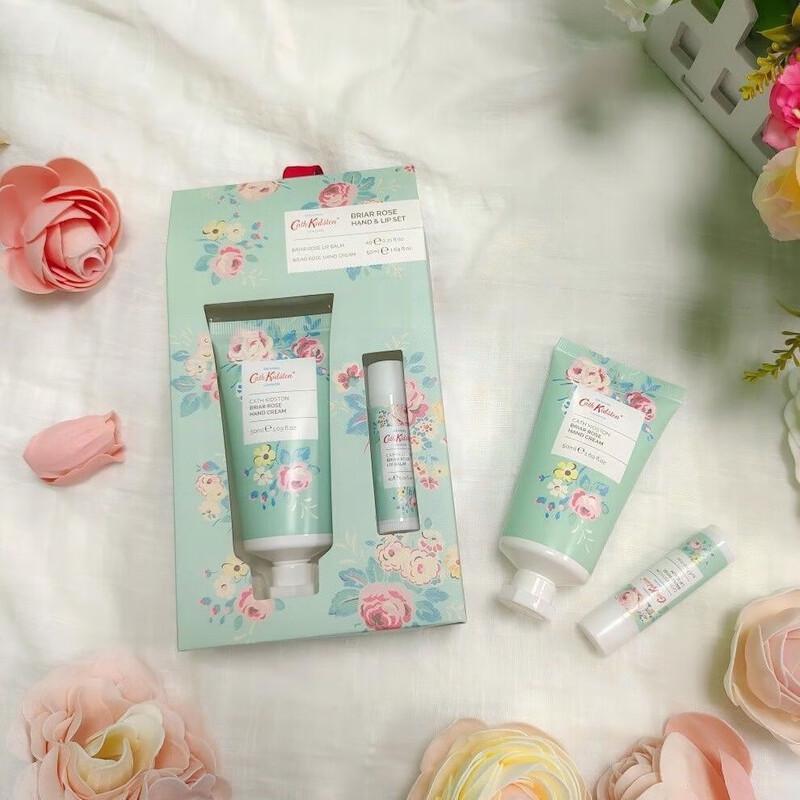 Cath Kidston Rose Hand & Lip Balm Gift Set