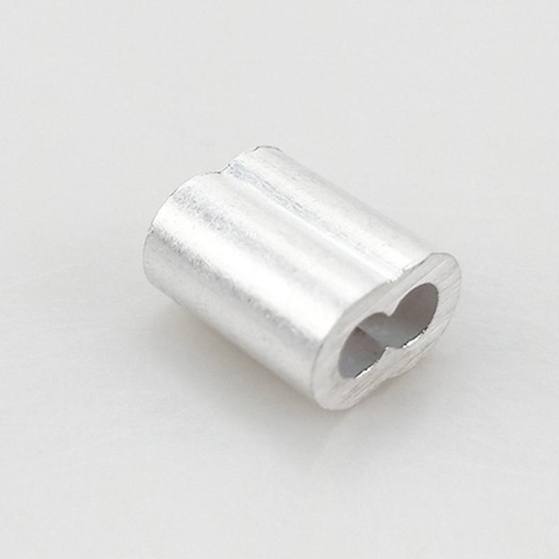 200pcs/set Aluminium Crimp Sleeve for 1.5 Wire Rope & Cable Secure Fastening Solution for Construction Projects Durable