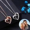 100 Languages 'I Love You' S925 Sterling Silver Heart Photo Pendant