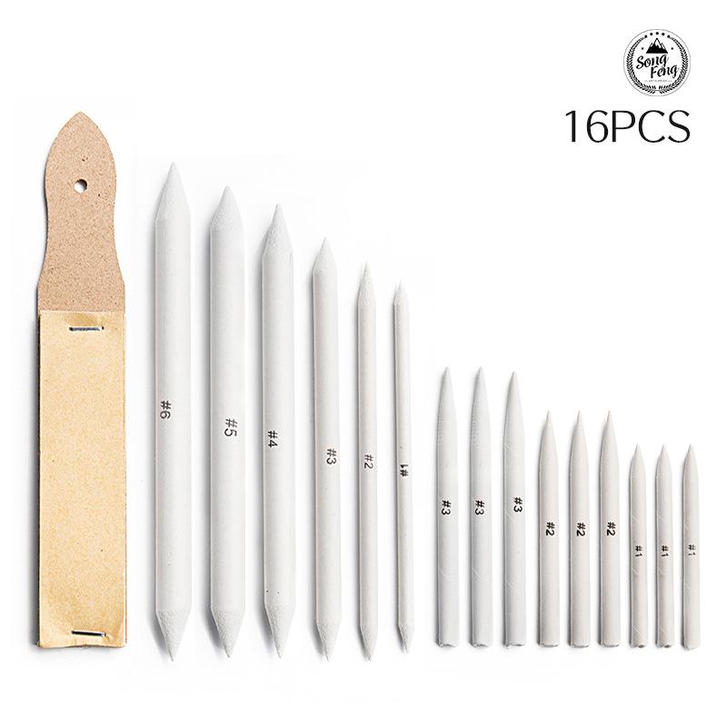 16-Piece Eternal Pencil Set: No Sharpening Needed with Eraser & Lead Art Tools