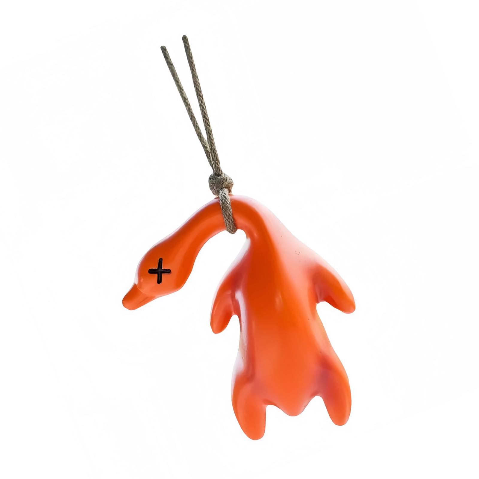 

Креативный маятник-утка для автомобиля, подвеска на зеркало заднего вида, милый белый смоляной подвесной орнамент-шарм, подходит для украшения интерьера