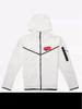Spring-Autumn Men's Track & Field Hoodie with Chest Stripe and Zipper
