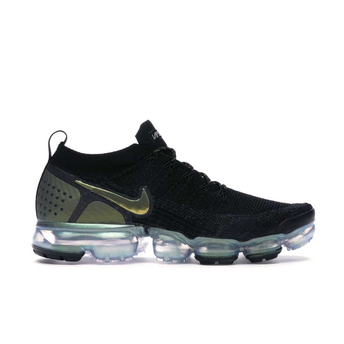 

Мужские кроссовки Nike Air VaporMax Flyknit 2 Black Gold 942842-015