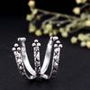 Handmade Silver Arthritis Ring – Long Adjustable Splint for Thumb & Finger, Daily Wear Support Jewelry for Relief