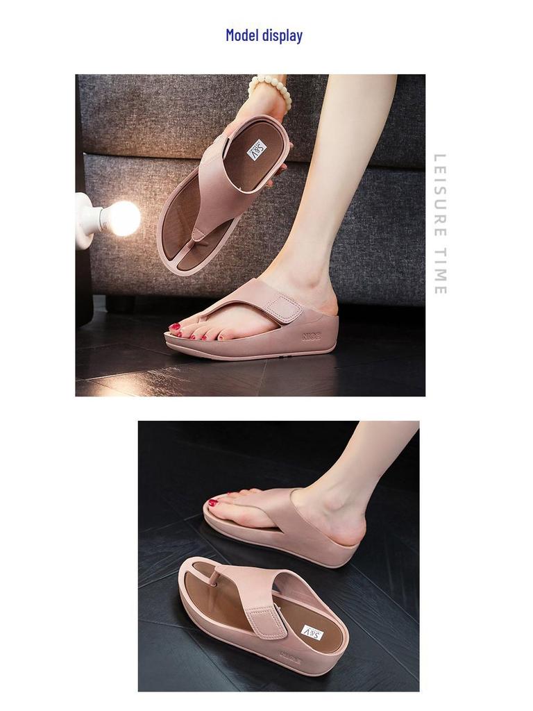 Women's Comfortable Non-Slip Wedge Flip-Flop Sandals