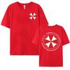 Resident Evil Umbrella Corporation Logo Graphic Y2K Harajuku Loose Summer Streetwear T-shirt
