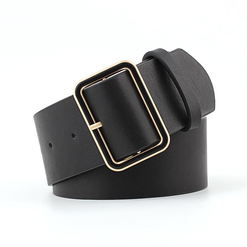 Trendy Women's Wide Waist Belt In Black Camel And Coffee Colors For Fashion Lovers