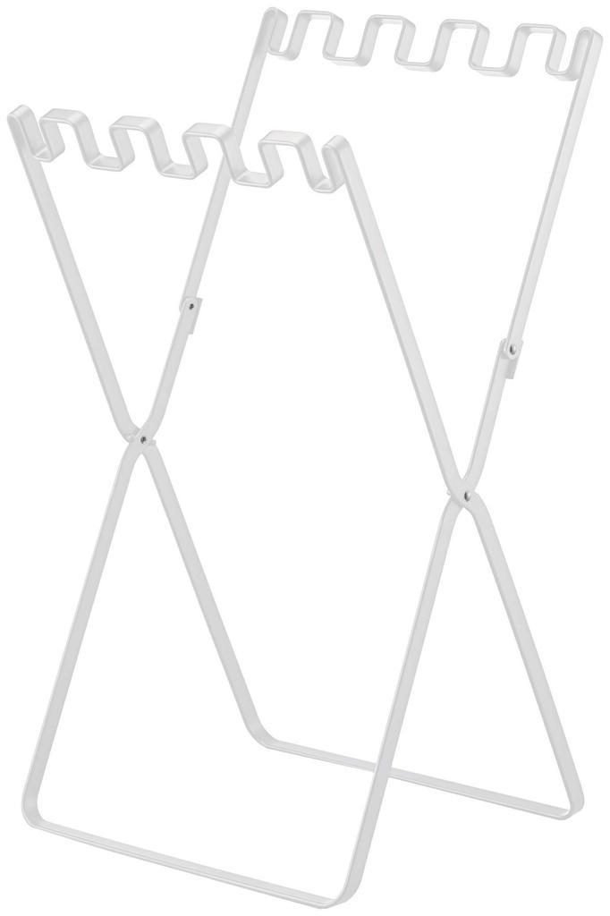 Yamazaki Jitsugyo Supporto per sacchi della spazzatura in plastica, bianco L33 x P31 x A60 cm Torre 7908 e circa
