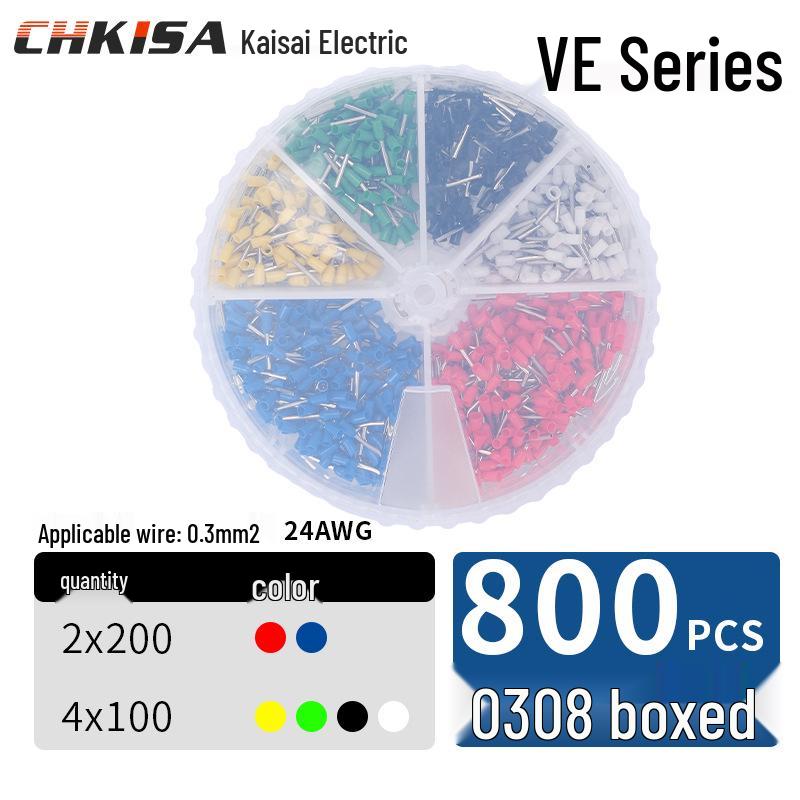 Tubular Wiring Terminal Crimper with Storage Box for Quick Cold-Pressed Wire Terminals