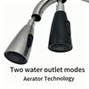 PKSUKB Stainless Steel Pull-Out Kitchen Faucet with 3 Spray Modes