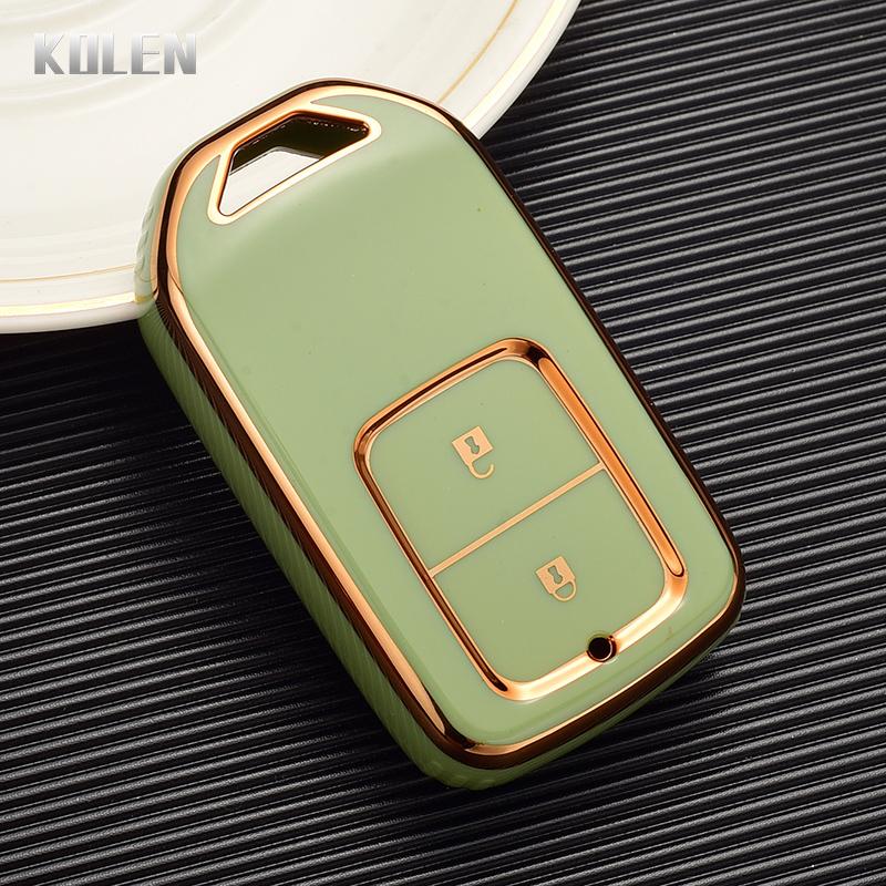 Tpu Car Key Case Cover Shell Fob For Honda Crv Cr-V Fit Civic Accord Hr-V Hrv City Odyssey Xr-V Remote Key Protector Holder Bag
