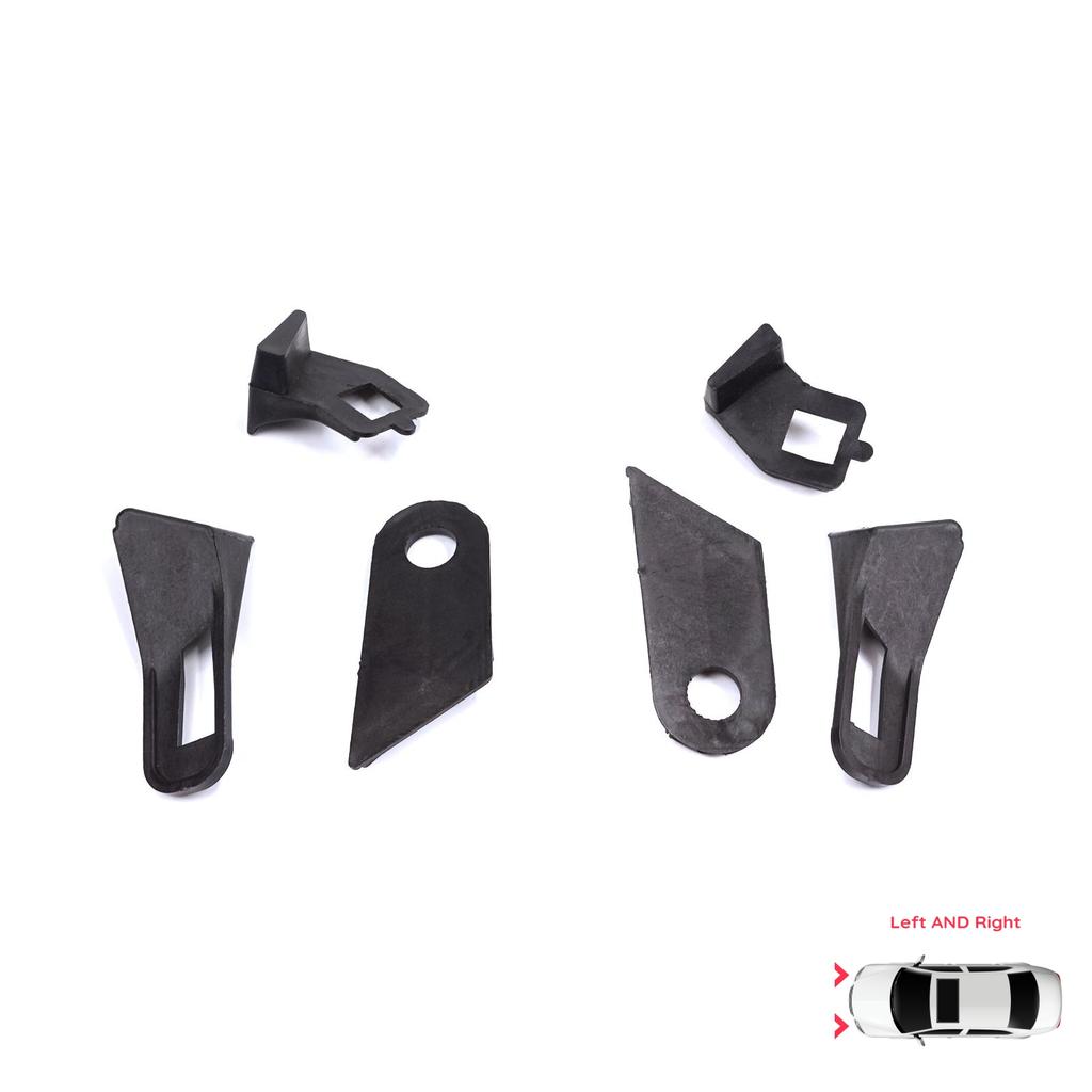 BHL589 Headlight Holder Mount Repair Bracket Tab Left Right Side Set for Fiat Abarth Grande Punto MK3 199 2005-2013 89101372SX 89101373DX