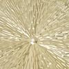 Golden Metal Wall Hanging Iron Circular Wall Ornament Round Iron Wall Art  Living Room Wall