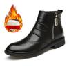Men Chelsea Boots Brand Comfortable 2024 Fashion Men Boots Classic Black Side Zipper Upper Men's Boots Non Slip Rubber Sole Boot
