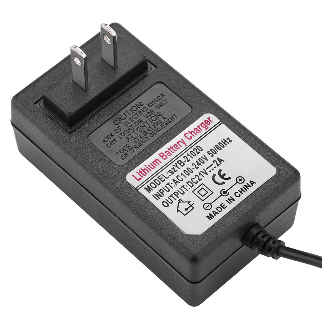 AC DC 21V 2A Safe Charge Power Supply Adapter Lithiumion Battery Charger