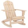 Vidaxl Garden Adirondack Rocking Chair, Solid Fir Wood