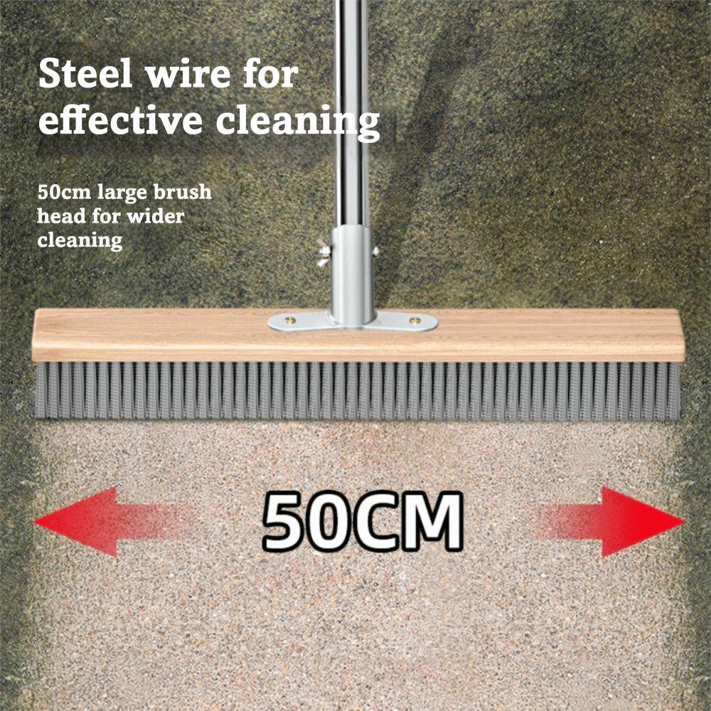 Stainless Steel Wire Broom Brush Corrosion-Resistant Floor Scrubbing Brush  Patio Surface