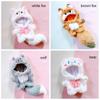 Dressing Game Jumpsuits With Tail Cartoon Animal Outfit 20cm Doll Clothes One-piece Garment
