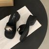 Fashion Shoes Ladies' Slippers Slipers Women Platform Shale Female Beach On A Wedge 2025 Sabot Summer Slides On A Wedge Shoes House Slip