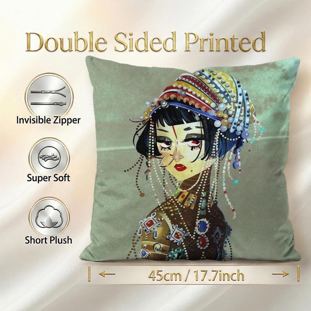 Show Love, Death & Robots Cushion Cover 1Pcs Decorative Covers Soft Cushion Case For Sofa Couch Decor 40X40 45X45 Pillowcases