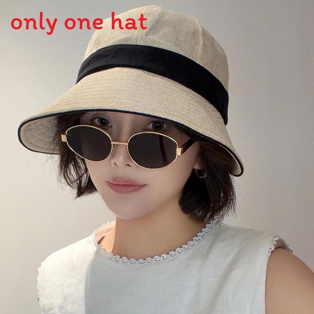 Linen Fisherman Hat Summer Sun Hat With Large Brim For Outdoor Beach And Hiking