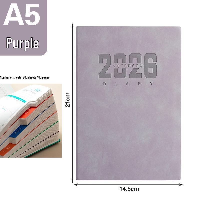 2026 Chinese Daily Planner: Agenda & Efficiency Management Notebook