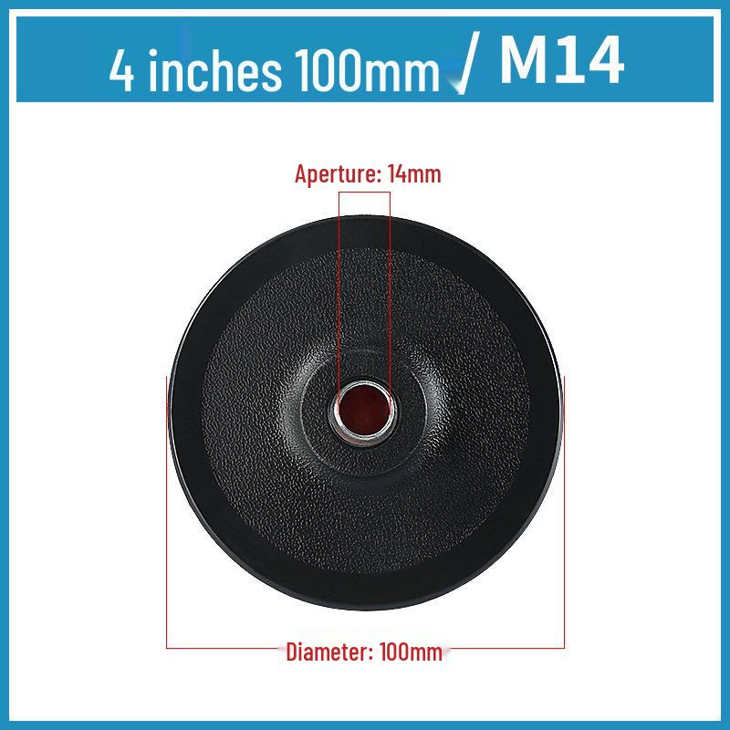 Self-Adhesive Polishing and Backing Pads for Angle Grinder: Wet, Dry, and Stone Options with Connector and Rubber Soft Backing Pad