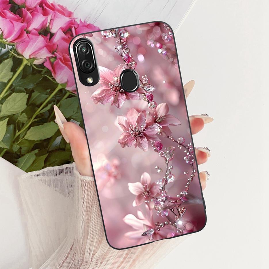 For ZTE Blade V10 Vita Case Luxury Flowers Butterfly Painted Cover Soft TPU Phone Case For ZTE Blade V10 2019 V10Vita Funda Bags
