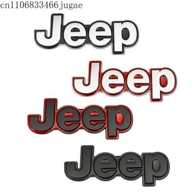 For Grand Cherokee Wrangler Renegade Compass JK Patriot Auto Rear Trunk Badge Styling Metal Car Emblem Sticker