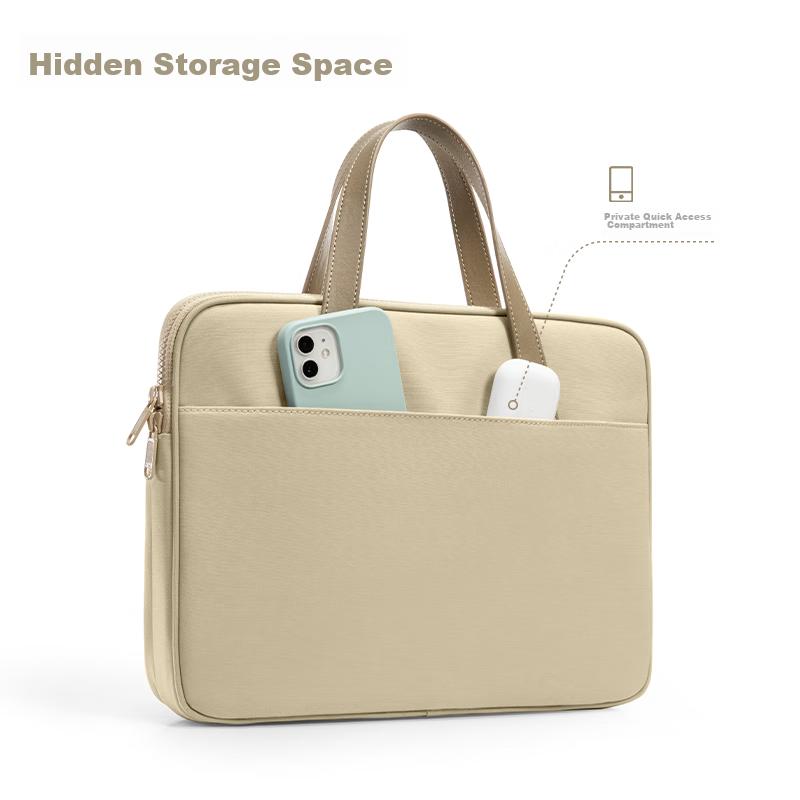 Tomtoc Laptop Bag Handheld 14-Inch Simple Business Briefcase for Women, Suitable for Apple MacBook Pro/Air