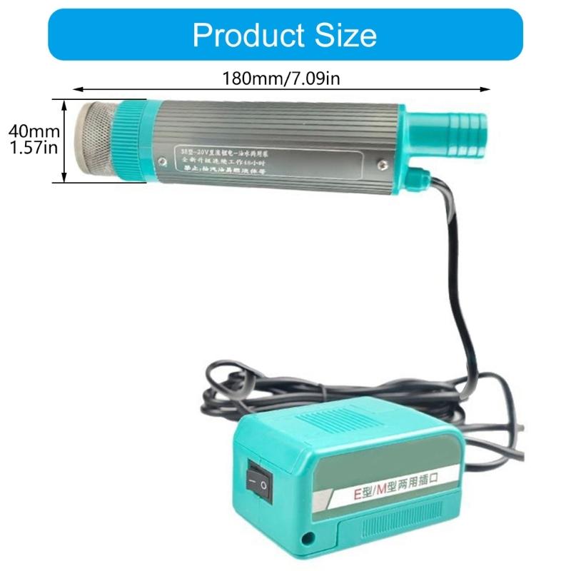 Durability Aluminum Oil Pump Tool Compactly Design for 18V Battery Garage Emergency Kit and Mechanical Repairs Devices