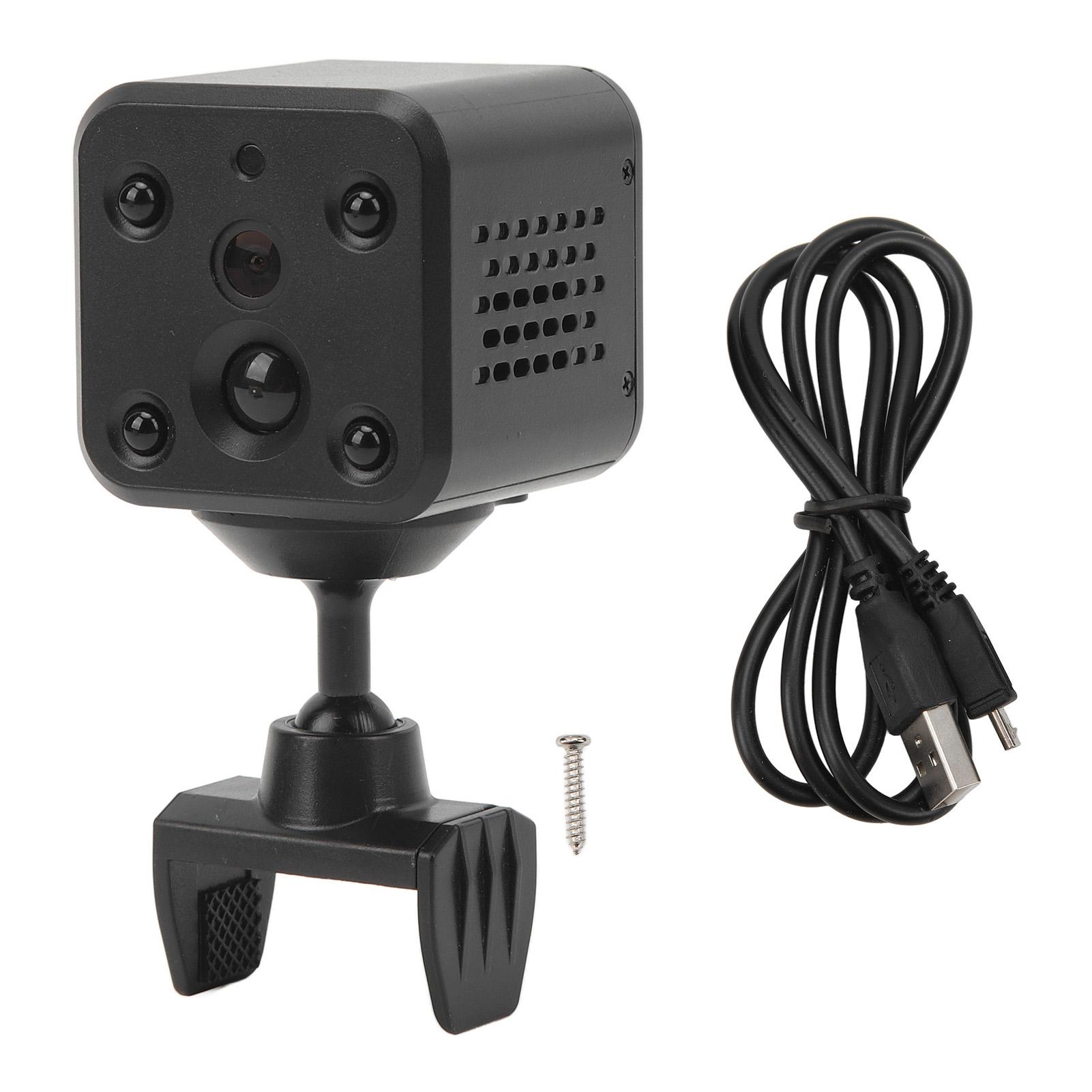 

Mini Security Camera WiFi Camera WiFi Camera 1080P Motion Detection Auto Night Vision Low Power Consumption Mini Security Camera чорний