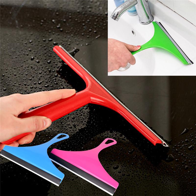 Silicone Water Wiper Soap Cleaner Scraper Blade Squeeze Window Washing Cleaning