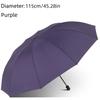 115CM Extra Large Windproof & Waterproof Folding Umbrella Reinforced 190T Impact Cloth For Business Travel Rainy Sunny Days