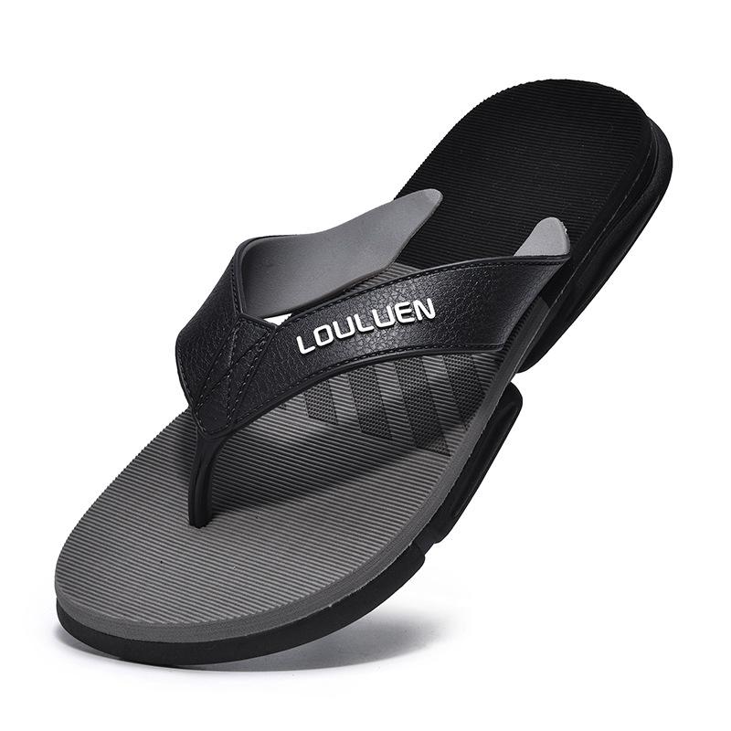 Men's season drag summer men's fashion thick-bottomed beach men's slippers non-slip, outdoor cool slippers